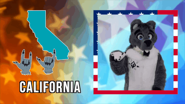 Wakewolf signed in ASL for "California"